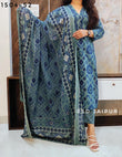 Blue Pure Cotton Suit