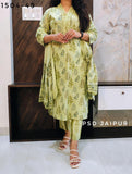 Green Pure Cotton Suit