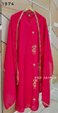 Hot Pink Mul Chanderi suit