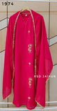 Hot Pink Mul Chanderi suit
