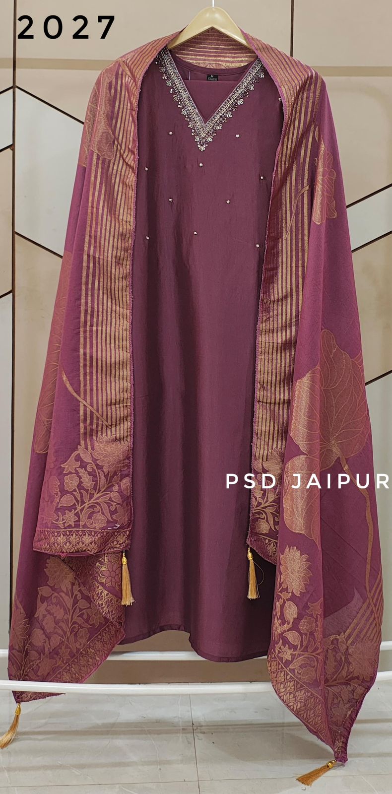 Purple Soft Roman Suit