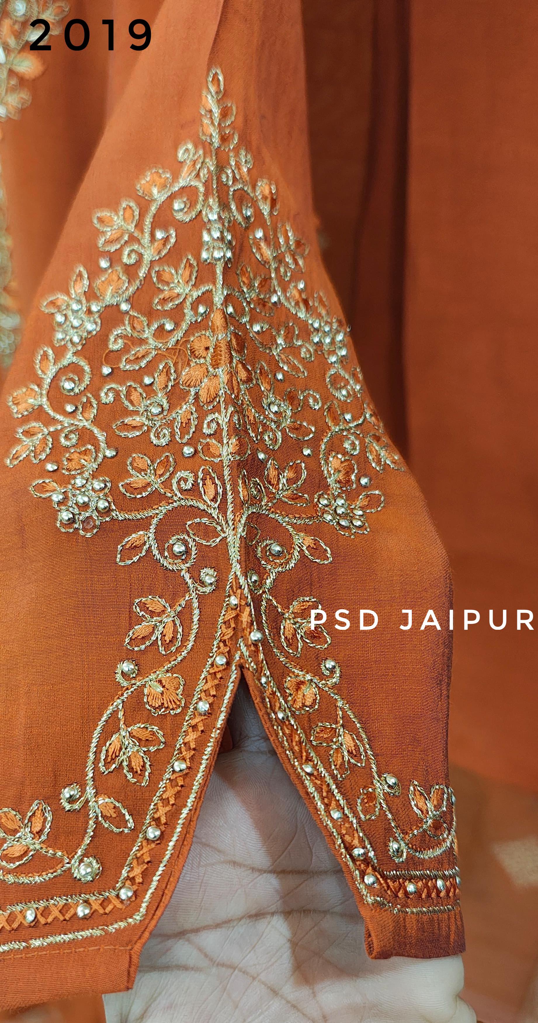 Rust Orange Roman Suit