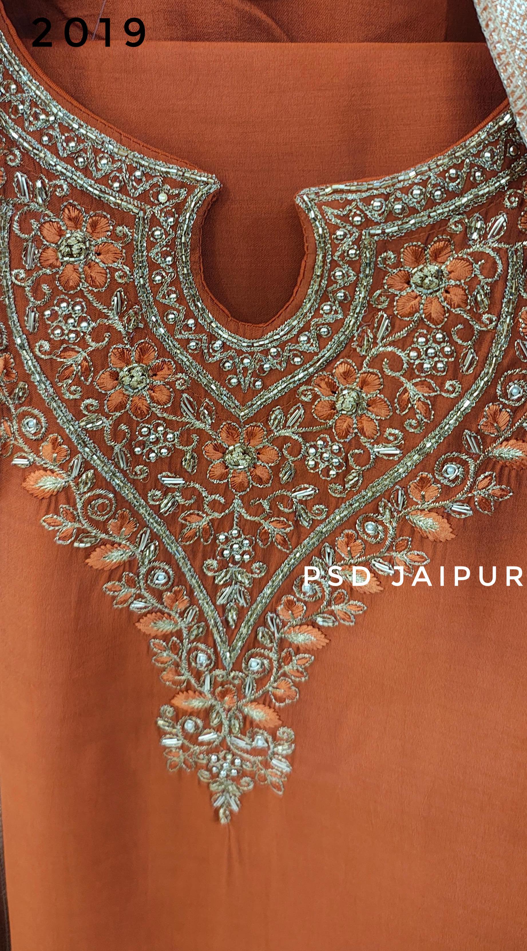 Rust Orange Roman Suit