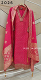 Hot Pink Silk suit