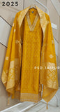 Mustered Silk Suit