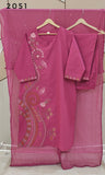 Pink Embroidery Suit