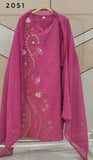 Pink Embroidery Suit