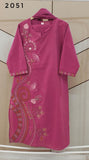Pink Embroidery Suit