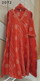 Orange Bandhani Suit