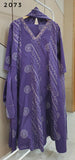 Purple Bandhani Suit