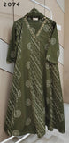 Green Bandhani Suit