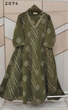 Green Bandhani Suit