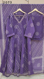 Purple Bandhani Suit