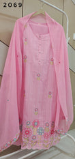 Pink Dobi Cotton suit