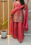 Flamingo Pink Indo Western