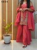 Flamingo Pink Indo Western