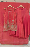 Flamingo Pink Indo Western