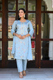 Silk Chanderi Embroidery Suit