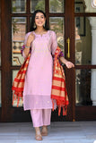 Silk Chanderi Embroidery Suit