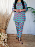 Printed Cotton Night Suit 