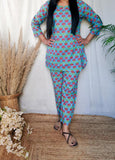 Printed Cotton Night Suit 