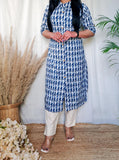 Long Cut Kurta Set for women's